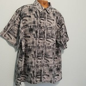 H125 Denim Size 2XL Casual Short Sleeves Shirt